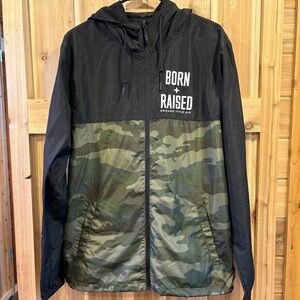 Goose Island Brewing Camo and Black Chicago Windbreaker-Men’s-Large